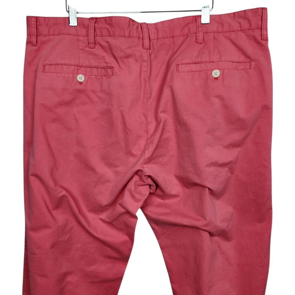 Charleston Threads Salmon Pink Chino Southern Beach Party Pant Mens Size 40x32